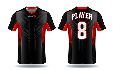 Soccer jersey template.sport t-shirt design.	