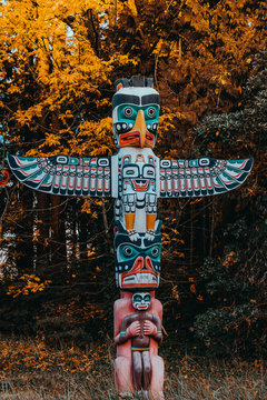 First nations Totem pole