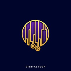 Abstract Circle Illustration Vector Template