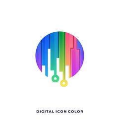 Abstract Circle Illustration Vector Template