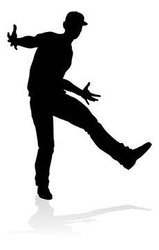 13 077 Best Hip Hop Dance Silhouette Images Stock Photos Vectors Adobe Stock