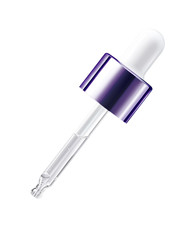 Dropper of essential oil, cosmetic pipette with essensial