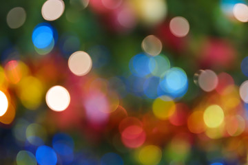 Obraz premium Christmas scene with tree gifts and fire in background soft lens