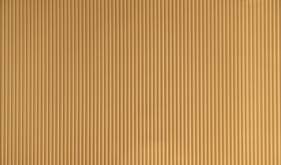 Seamless corrugated zinc sheet facade in gold color / architecture / seamless pattern / wallpaper concept / metal texture