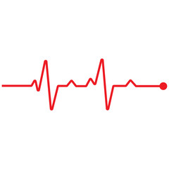Art design health medical heartbeat pulse vector
