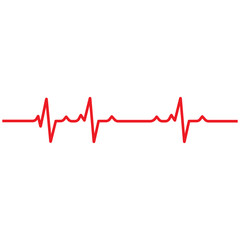 Art design health medical heartbeat pulse vector