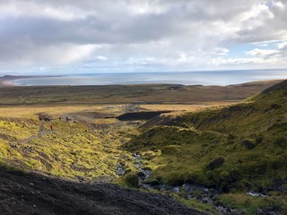 Kolgrafarfjordur fjord in Snaefellsnes peninsula.