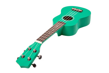 Ukulele on a white background.