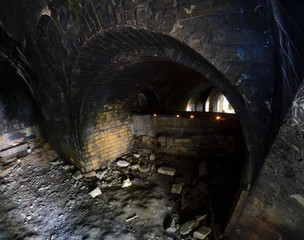 Historical fortification. The location is known as the Green Theater. Kiev