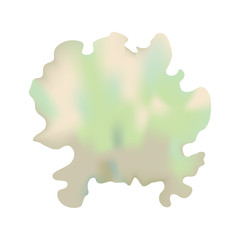 Pastel gray and green stain.