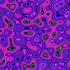 Abstract violet seamless motley wavy circles pattern design