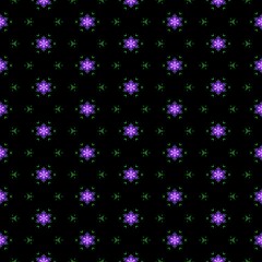 Dark floral etheral seamless tileable design wallpaper pattern