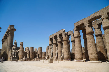 Luxor Temple at Luxor, Egypt