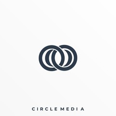 Abstract Circle Illustration Vector Design Template