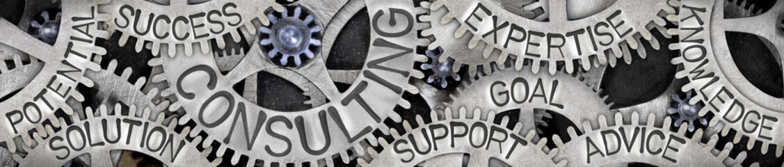 Metal Wheels with Consulting Concept