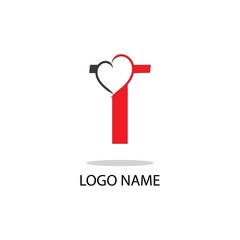 T letter logo symbol modern business
