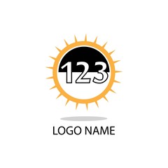 Fototapeta premium 123 number design modern illustration