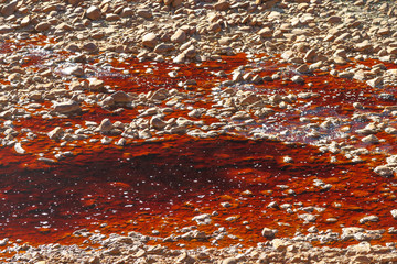 Rocks in Rio Tinto, Huelva, Spain