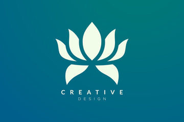 Logo Vector Graphic of Abstract Flower. Perfect for Spa, Hotel, Beauty, Health, Fashion, Cosmetic, Boutique, Salon, Yoga, Therapy , etc.