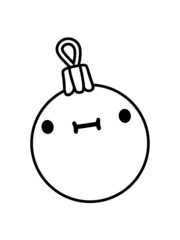 Kleine niedliche Christbaumkugel 