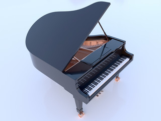 Classic Piano Hi resolution render - 307597353
