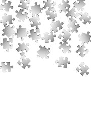 Game mind-breaker jigsaw puzzle metallic silver 