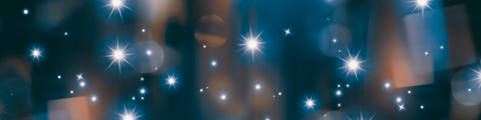 Festive  background with sparkle stars.