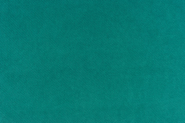 Closeup green fabric texture background