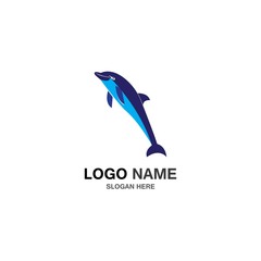 Fish logo vector illustration template