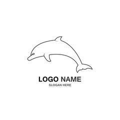 Fish logo vector illustration template