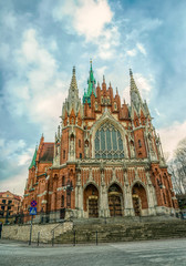 Fototapeta premium Church of St. Joseph in Kazimierz, an old district of Krakow, Poland