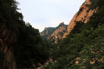 Fototapeta premium Mountain Natural Scenery, Zushan, China