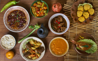 Chadian  assorted cuisine