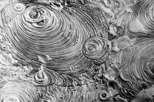 Geothermal mud boiling