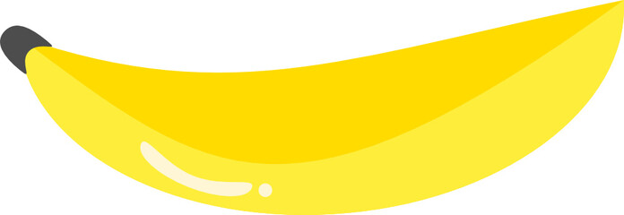 Vector yellow banana 