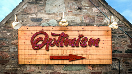 Street Sign to Optimism
