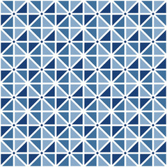 Decorative Scandinavian geometric modern pattern for the background, tile and textiles. It is assembled from modular parts. Vector. Seamless.