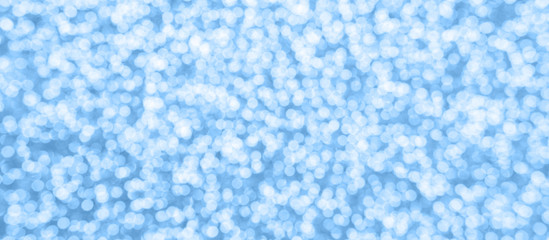 Classic blue color of the year 2020 Abstract festive background .Christmas and New Year holidays glitter bokeh, glitter, bluer. Blue color.