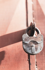 Handmade leather accessories displayed in the shop