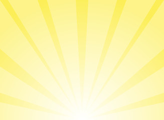 Sunlight vertical background. Orange color burst background with shining stars. Vector illustration.