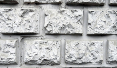 colorless light gray Imitation concrete brickwork