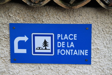 Fototapeta premium Place de la fontaine