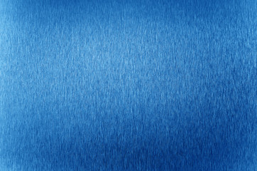 Blue metal texture. Stainless steel, aluminum background.