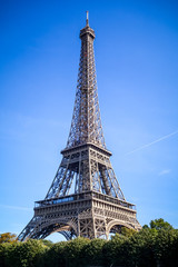 Eiffel Tower view from the Seine, Paris