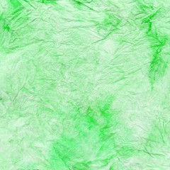 sfondo verde quadrato spiegazzato texture di carta