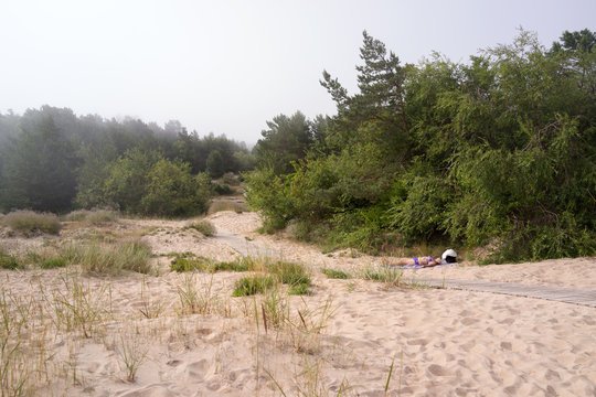 Palanga, Lithuania: July, 2018 - way to the beach