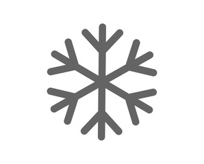 Snowflake simple icon.