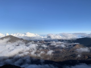 Fototapeta na wymiar ハレアカラ火山（マウイ島）