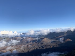 Fototapeta na wymiar ハレアカラ火山（マウイ島）