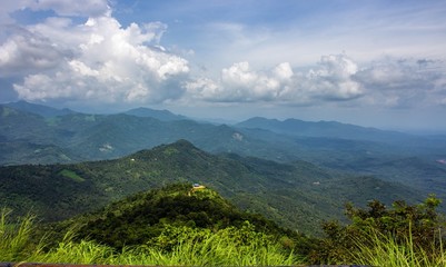 Palakkayam Thattu -landscape with mountains and clouds